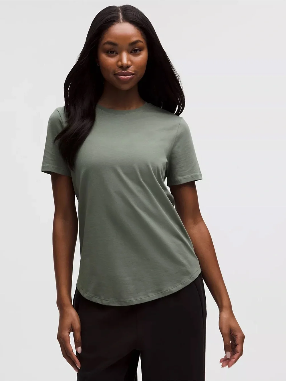 Lululemon Love Crewneck T-Shirt Women’s Size 16 Willow Leaf